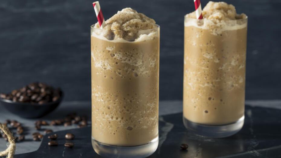 Healthier Café Frappe Blended, Frozen Coffee You Can Feel Good About