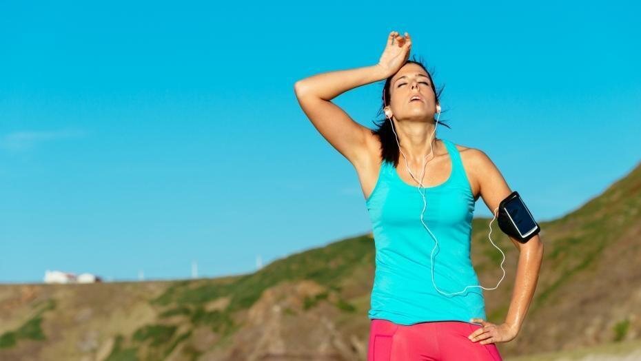 Woman Jogger Dehydration Woman Jogger Dehydration