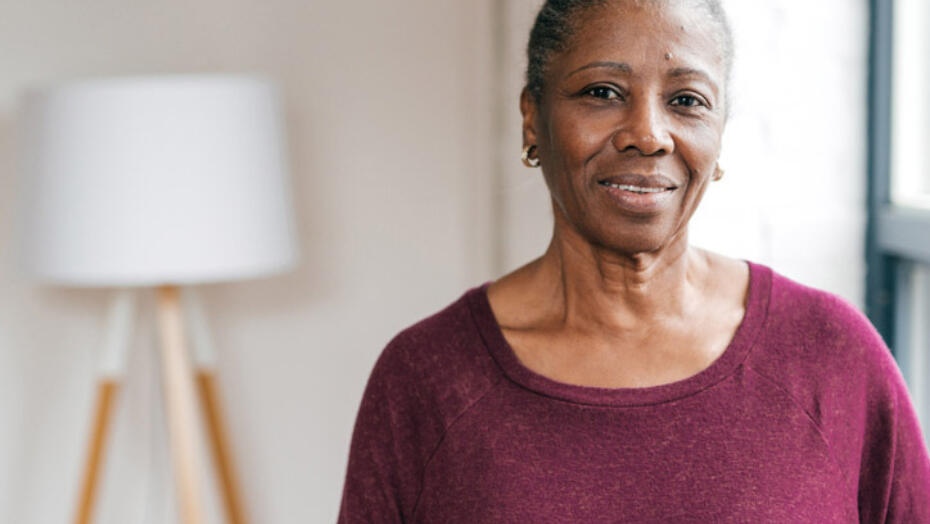 Gray haired woman Gray haired woman