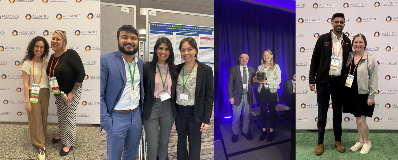 Ochsner Internal Medicine faculty and residents at various conferences
