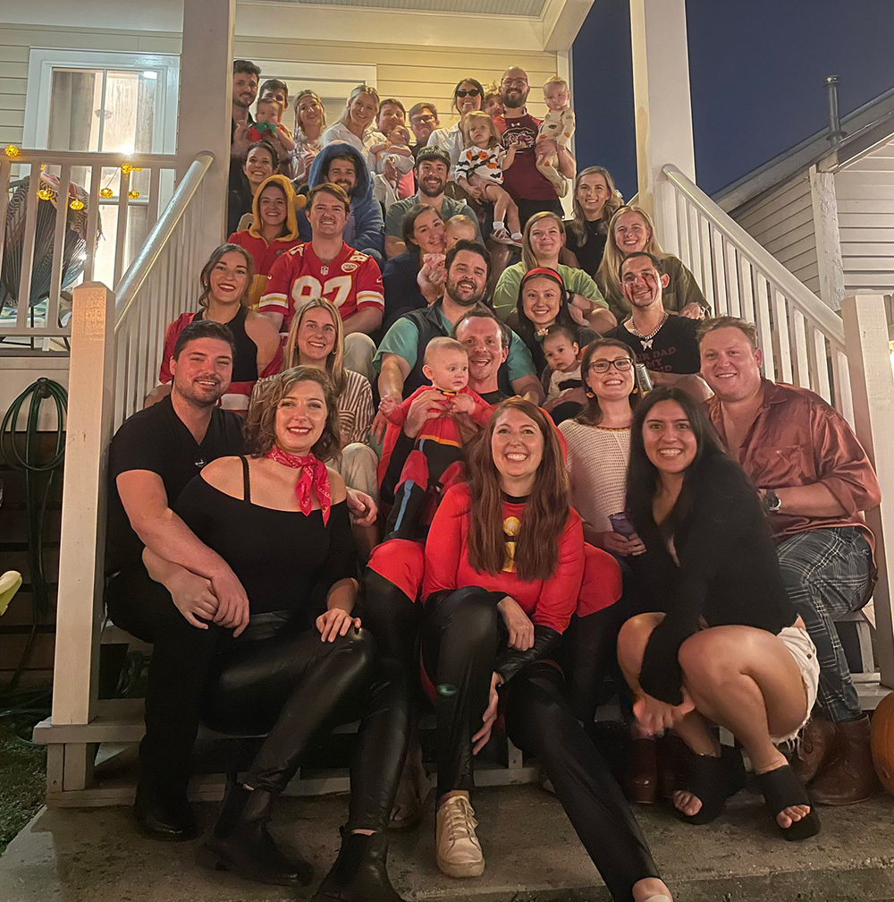 Resident Halloween group photo