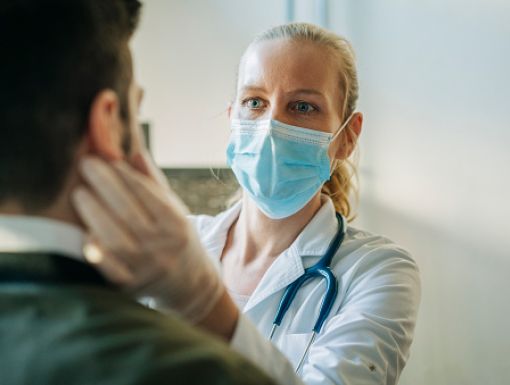 Doctor examining patient 2