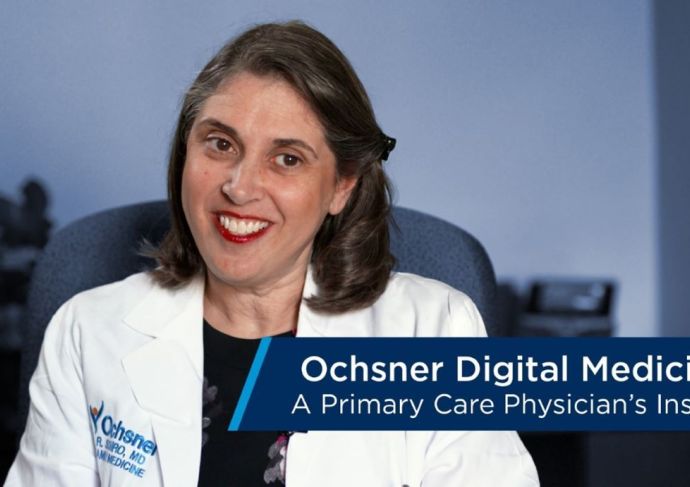 Smiling doctor Video Thumbnail with Text