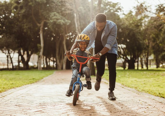 Child on Bicycle