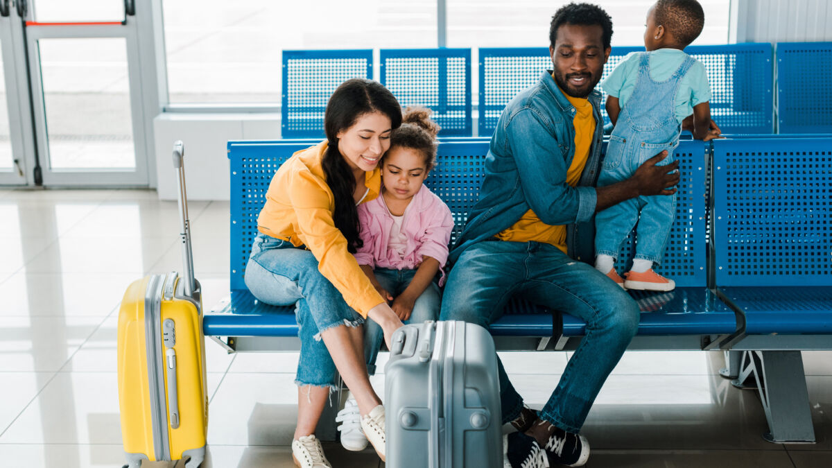 Kids at Airport