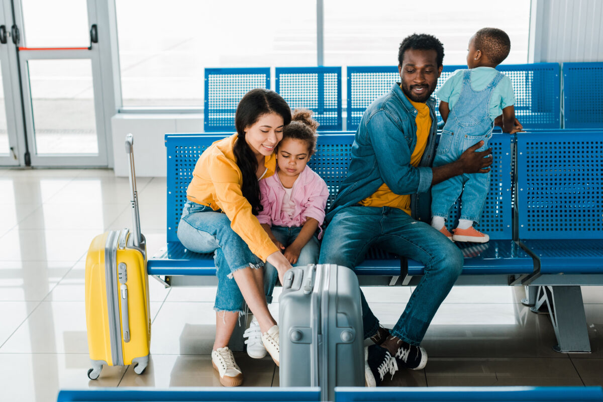 Kids at Airport
