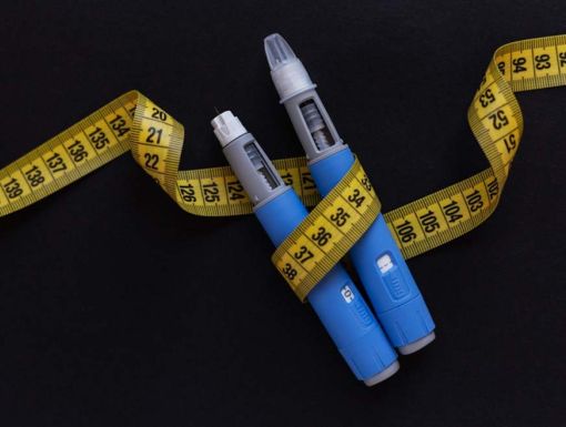 Ozempic pens with tape measure