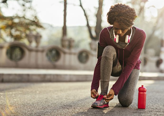 Female athlete runner