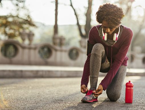 Female athlete runner
