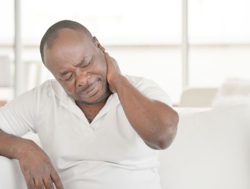 Joint pain neck pain older man 1164677512