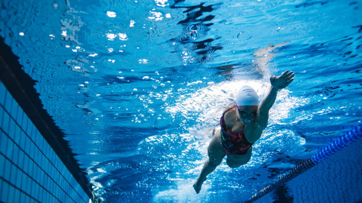 person swimming