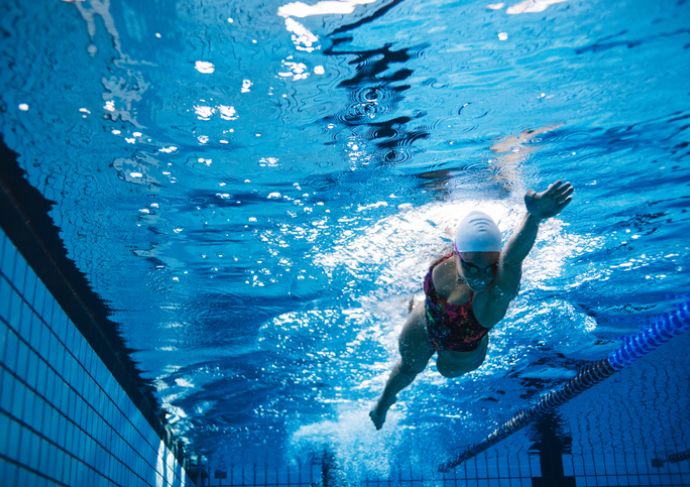 person swimming