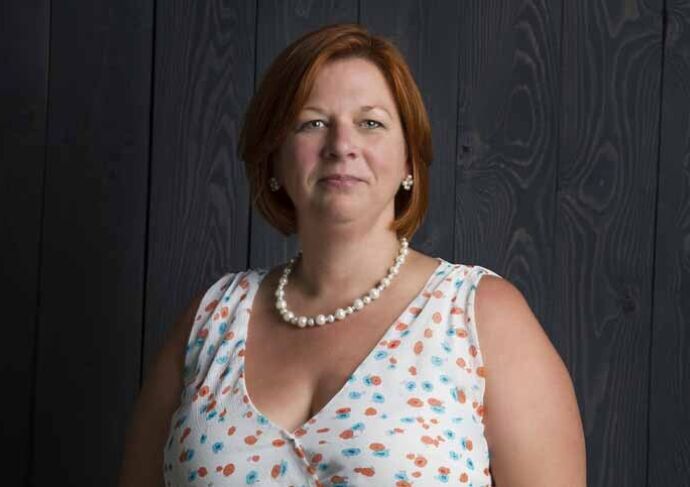 Woman wanting breast reduction surgery