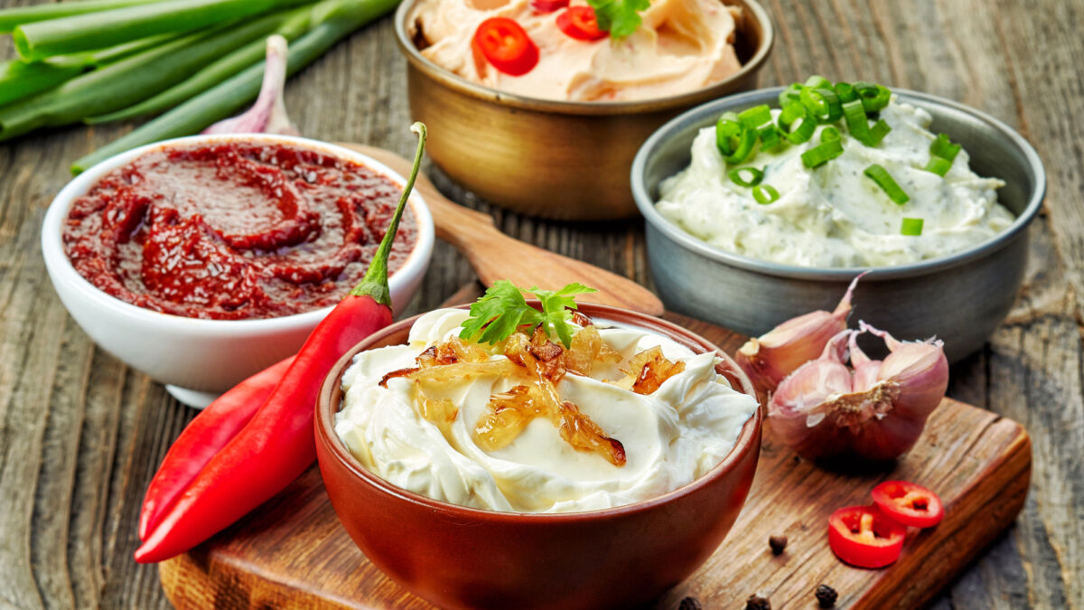 Creamy Dips with Vegetables