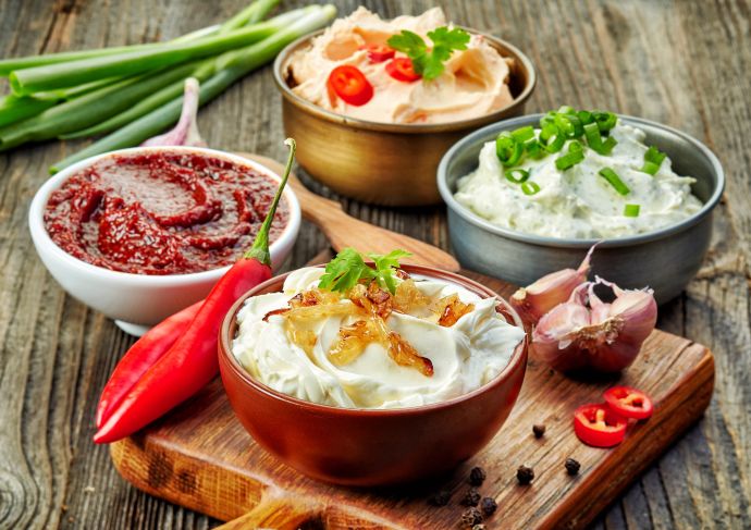 Creamy Dips with Vegetables