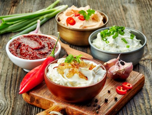 Creamy Dips with Vegetables