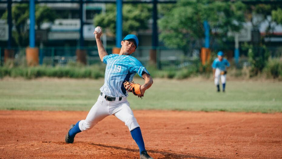Youth baseball player