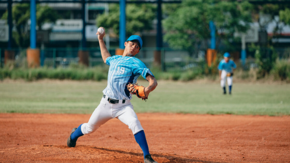 Youth baseball player