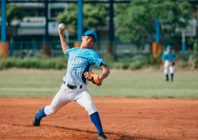 Youth baseball player
