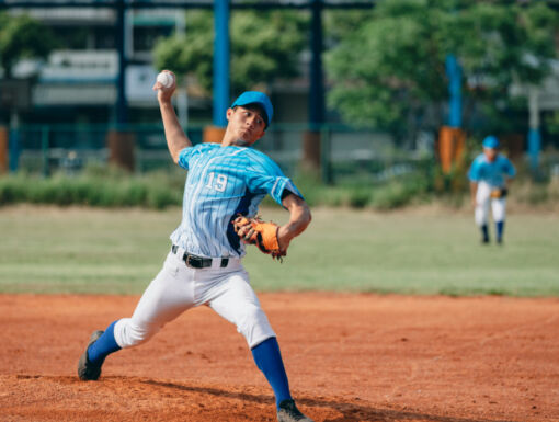 Youth baseball player