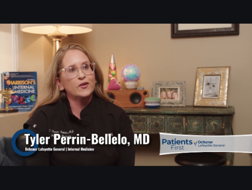 Video Thumbnail: Dr. Perrin-Bellelo on KLFY-TV 10