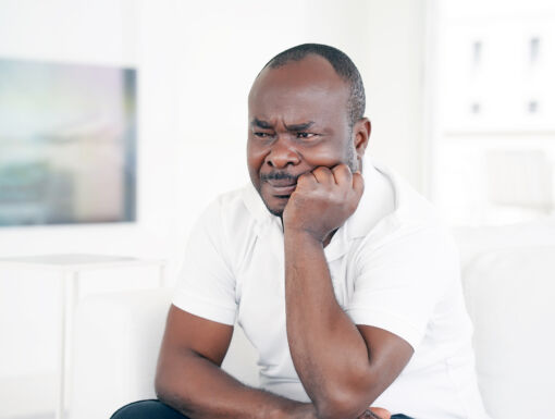 Man headache pain management