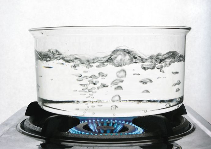 Water boiling