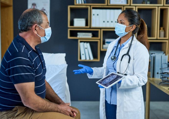 Patient with Brain Doctor