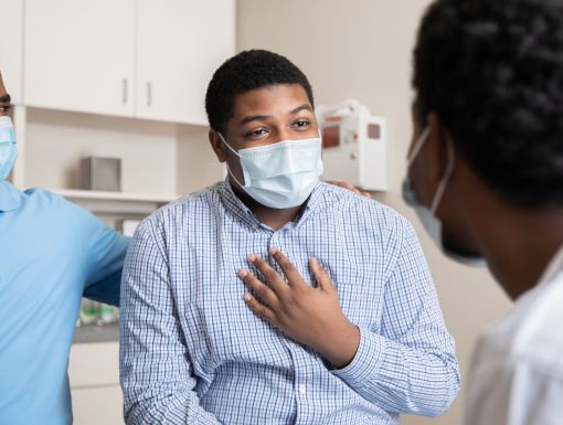 Teen with pediatrician