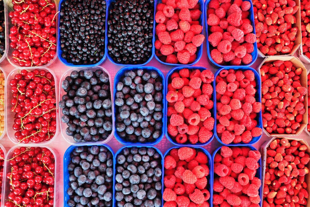 Antioxidant rich berries