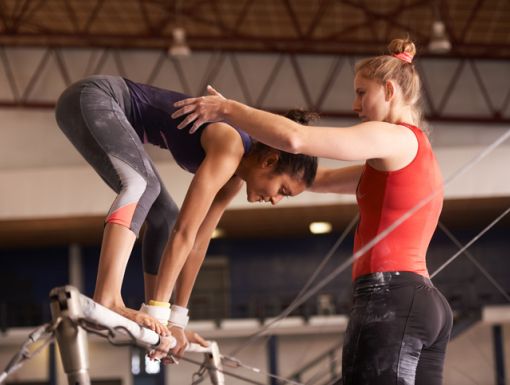 Gymnast in training 2