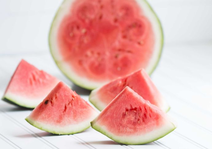 Slices of watermelon