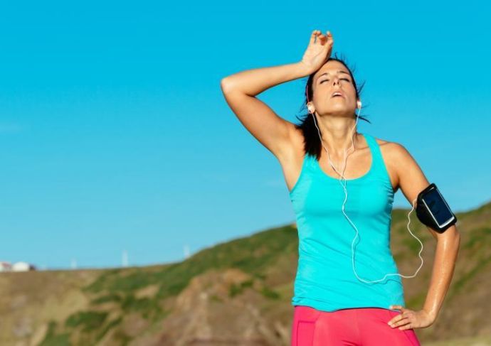 Woman Jogger Dehydration