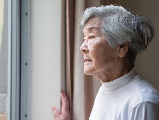 Older woman with dementia