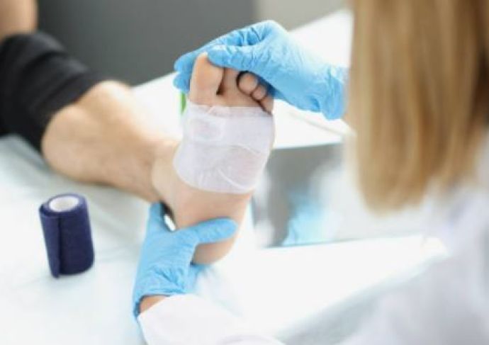 Patient with foot wound