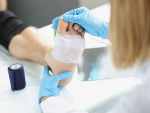 Patient with foot wound