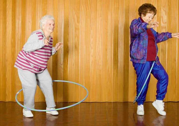 Older women shingles