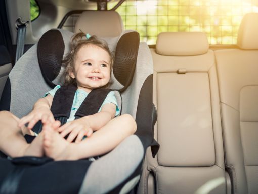 Child in car seat