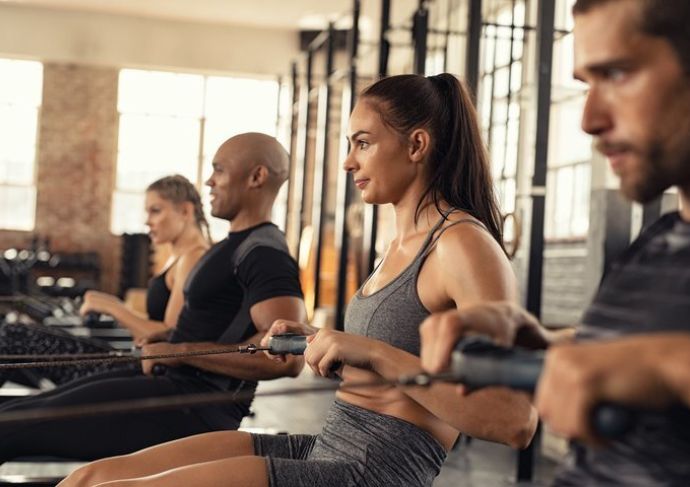 Indoor group exercise