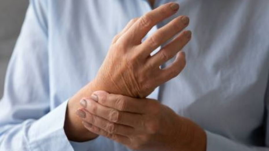 Patient with hand and joint pain