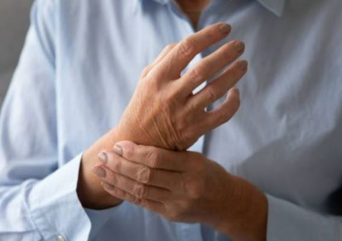 Patient with hand and joint pain
