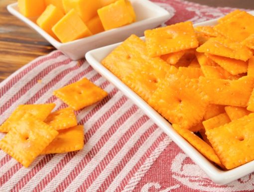 Cheeze-Its crackers in bowls