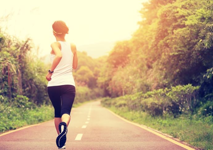 Thinkstockphotos 475360834 Woman Running On Path