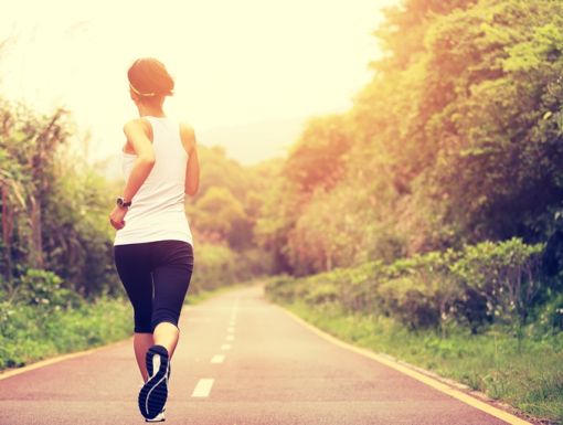 Thinkstockphotos 475360834 Woman Running On Path