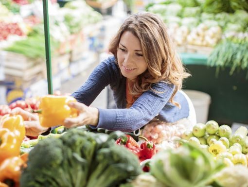 Thinkstockphotos 483454525 Woman In Produce Aisle