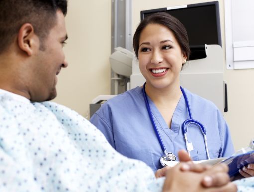 Thinkstockphotos 76801646 Healthcare Worker With Patient