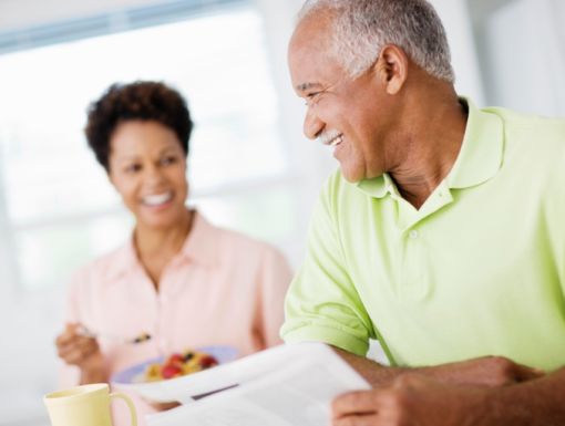 Thinkstockphotos 83406270 Older Couple Smiling At Each Other