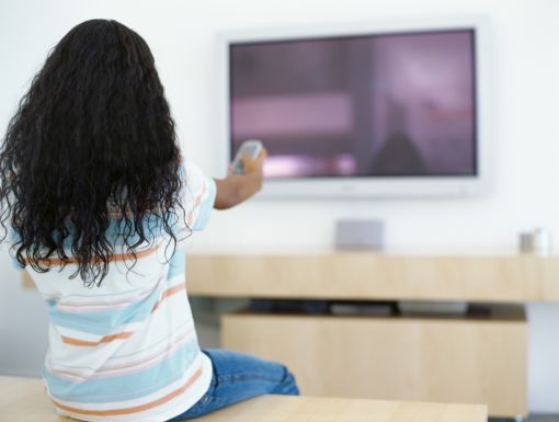 Thinkstockphotos Stk323177Rkn Girl Pointing Remote At Tv