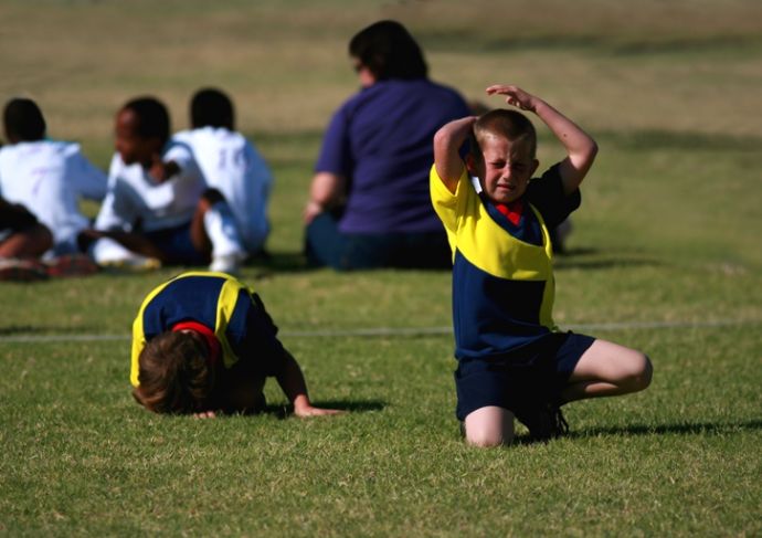 Thinkstockphotos 99260830 Child Injured During Soccer Game