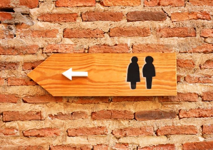 525885599 Toilet Sign